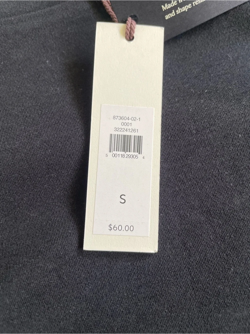 Banana Republic Black Long-Sleeve Crewneck Tee